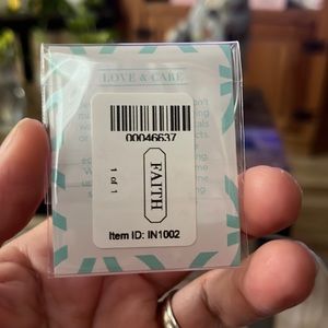 Origami Owl Faith Plate for Bracelet